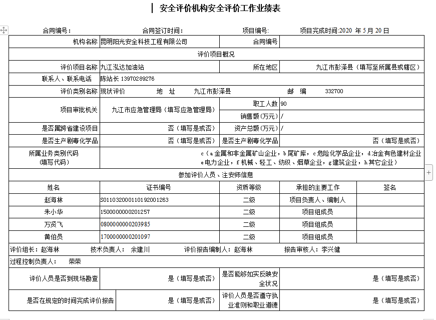 九江泓达加油站